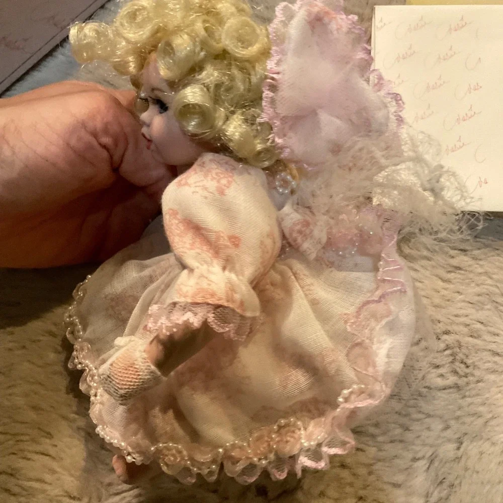 Marie Osmond Collection Porcelain Doll Amaya Tiny Tot With Box Certificate #5623